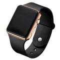 Montre numérique LED unisexe avec bracelet en silicone – Style sport