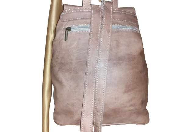 Hecho a Mano Sac à Dos en Cuir Motif Soleil