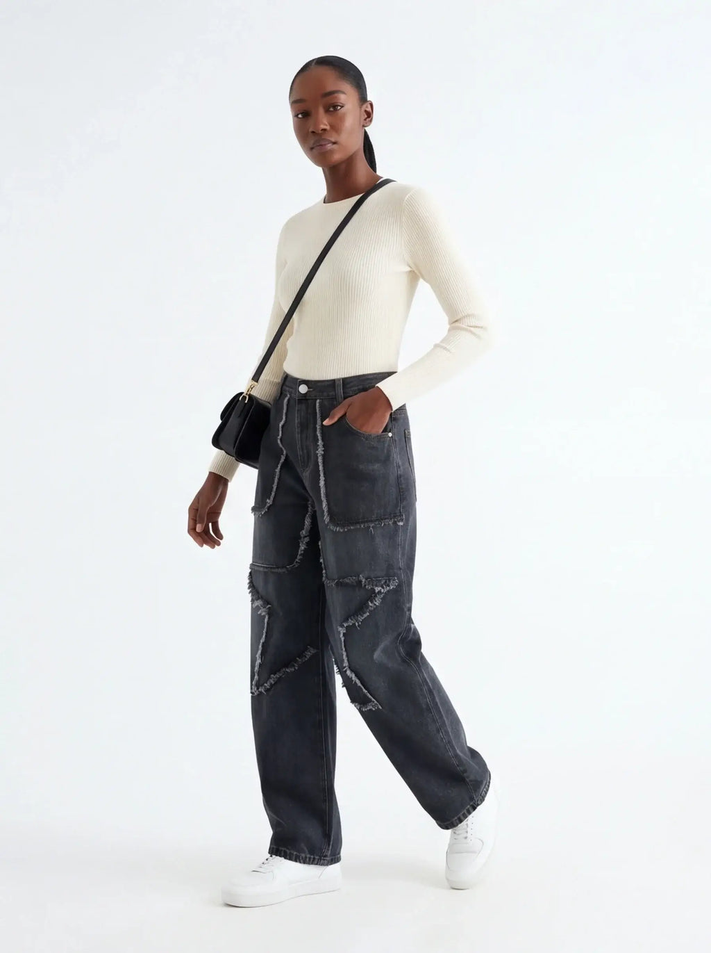 Jeans respirants et décontractés pour femme
