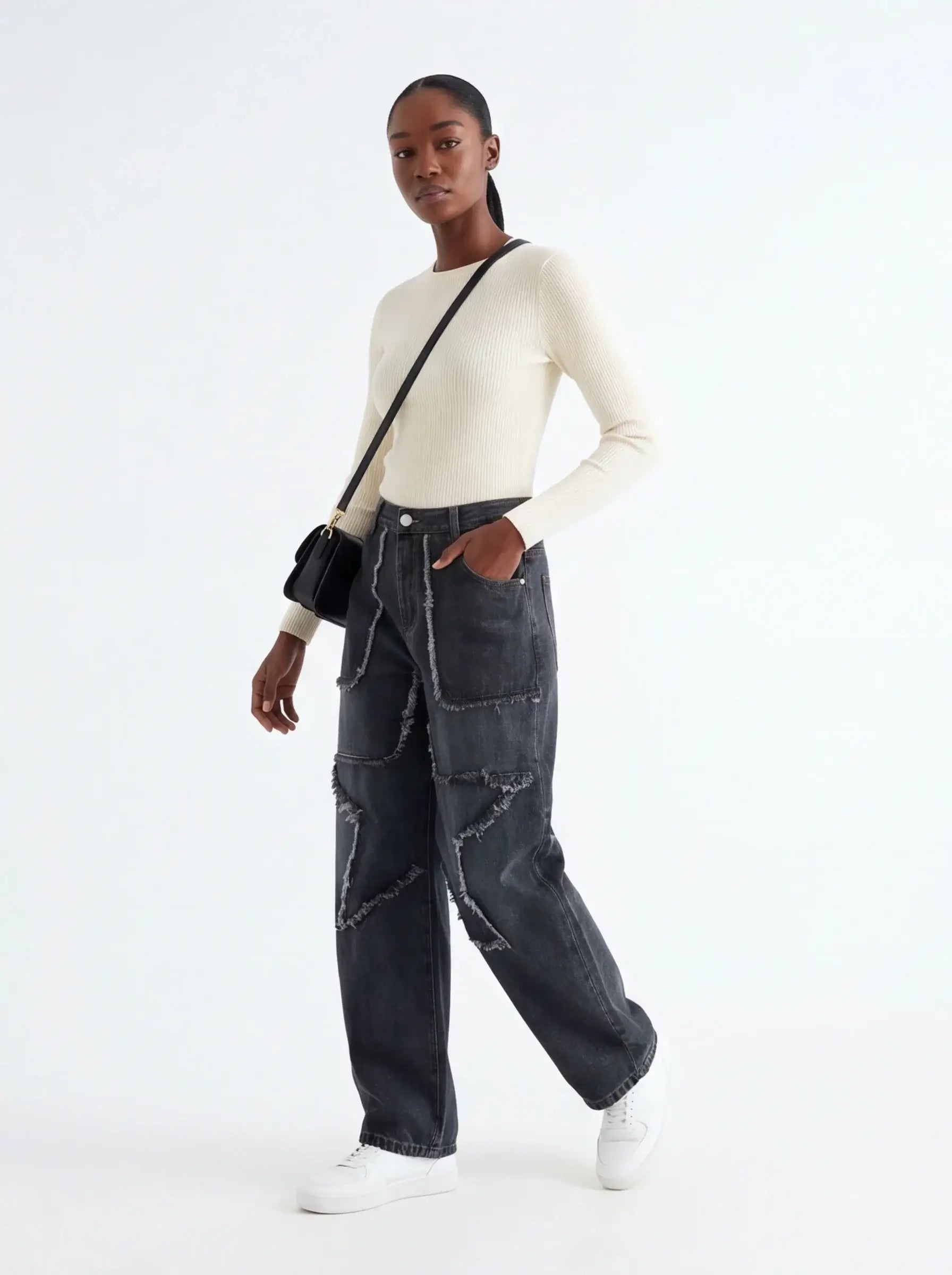 Jeans respirants et décontractés pour femme